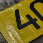 Ordnungsnummer für Taxi Innenklebend Schild